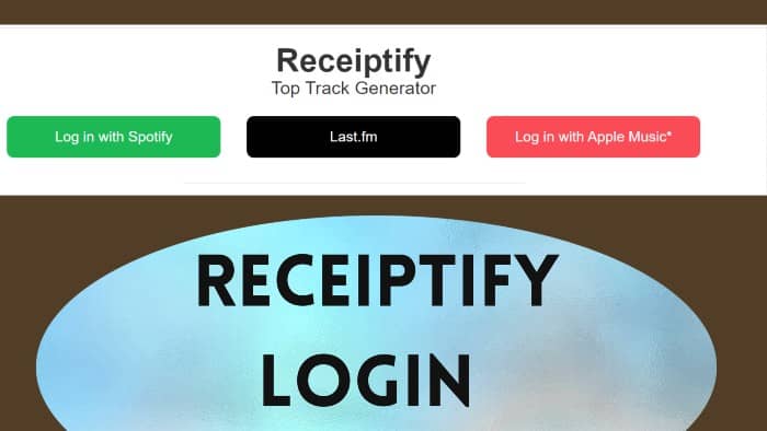 Receiptify-Login