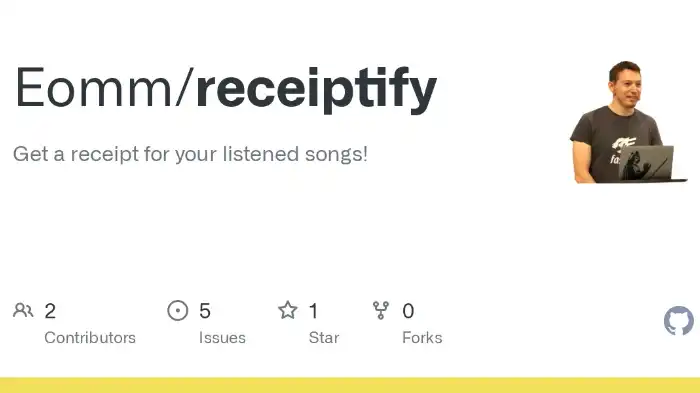 Receiptify Github-featured image