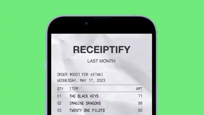 Receiptify Mobile App-Featured Image