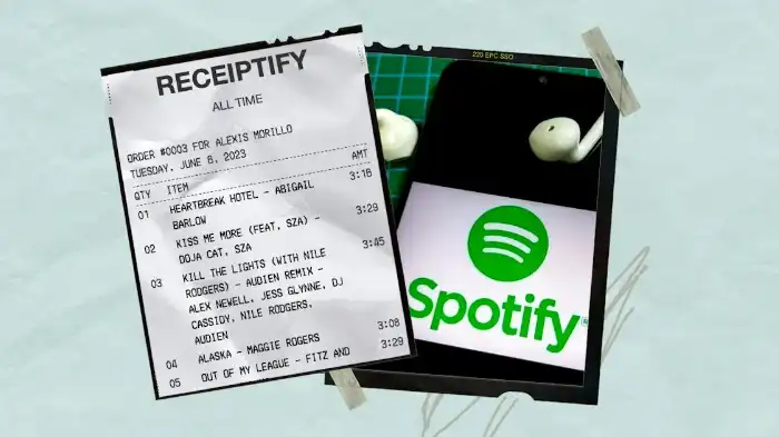 receiptify spotify music-featured image